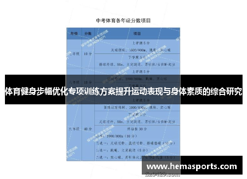 体育健身步幅优化专项训练方案提升运动表现与身体素质的综合研究