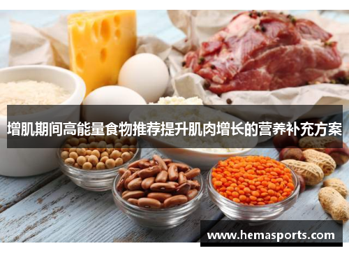 增肌期间高能量食物推荐提升肌肉增长的营养补充方案